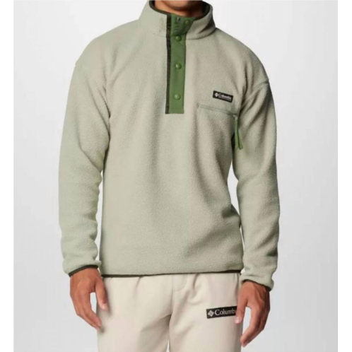 Columbia helvetia ii half snap fleece top in safari