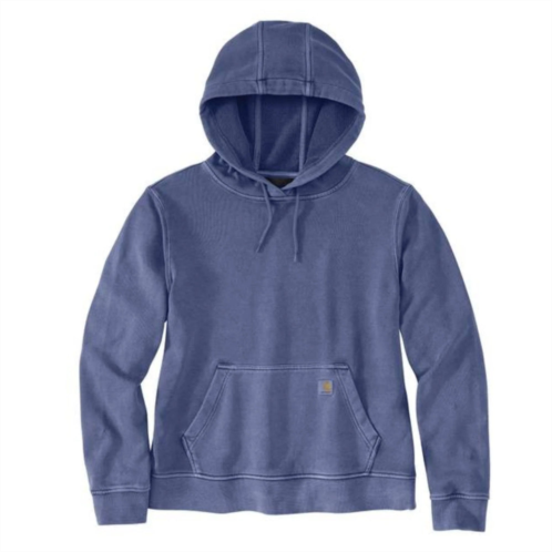Carhartt hoodie womens lunar blue french terry midweight relaxed fit posh147