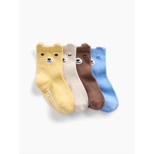 babyGap Critter Crew Socks (4-Pack)