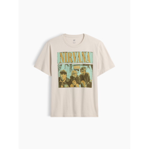 Gap Nirvana Everyday Soft Relaxed Graphic T-Shirt