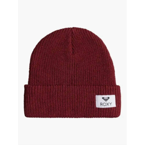 ROXY womens island fox 2 beanie in red