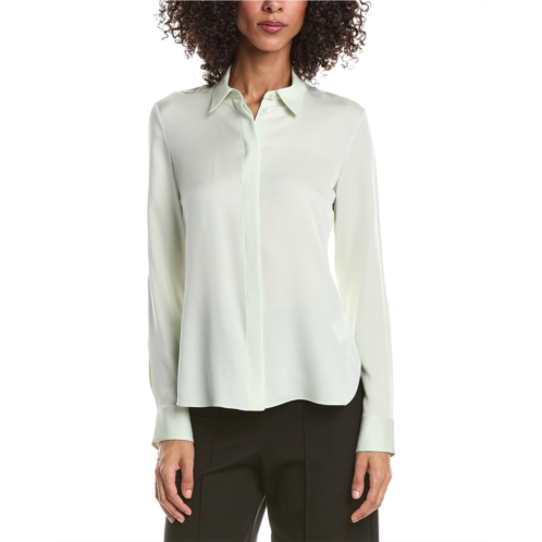 Theory classic fitted silk shirt