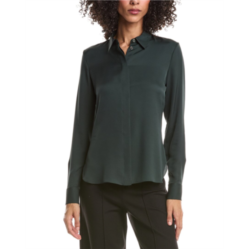 Theory classic fitted silk shirt