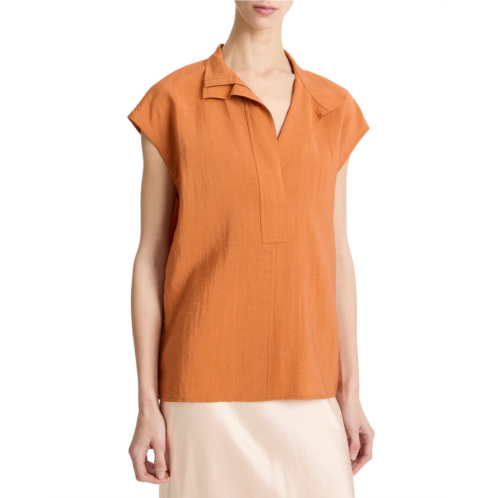 Vince cap sleeve blouse