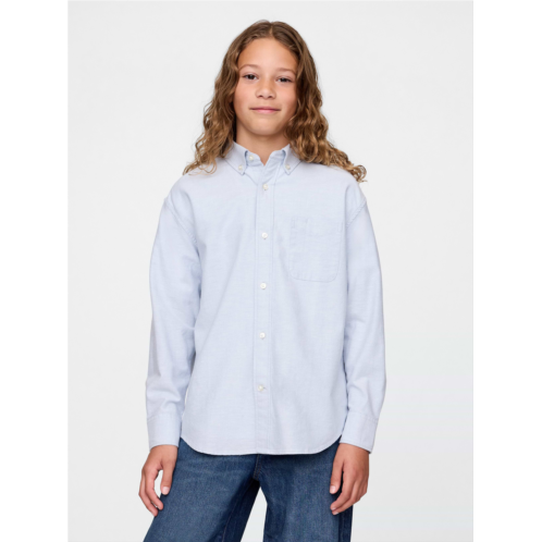 Gap Kids Uniform Relaxed Oxford Shirt