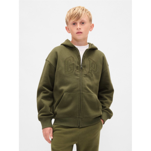 Gap Kids VintageSoft Logo Zip Hoodie