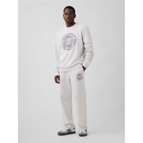 Gap Graphic Straight-Leg Sweatpants
