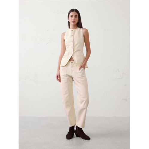 bananarepublic Long Denim Vest
