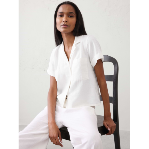 bananarepublic Linen-Blend Shirt