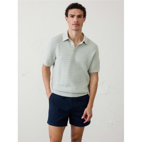 bananarepublic Textured Striped Sweater Polo