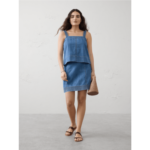 bananarepublic Denim Trapunto Tank