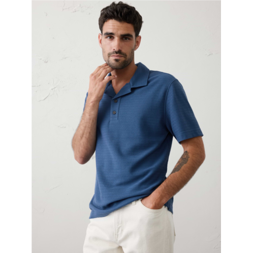 bananarepublic Standard-Fit Textured Polo