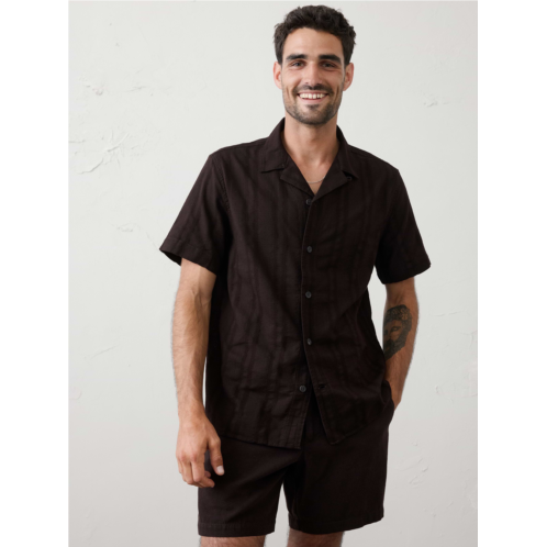 bananarepublic Standard-Fit Textured Resort Shirt