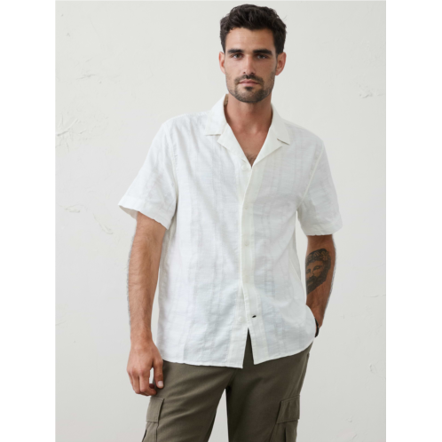 bananarepublic Standard-Fit Textured Resort Shirt