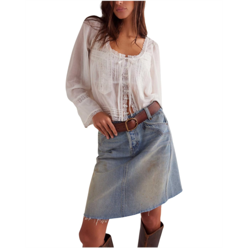 Free People We The Free Suzy Denim Midi Skirt