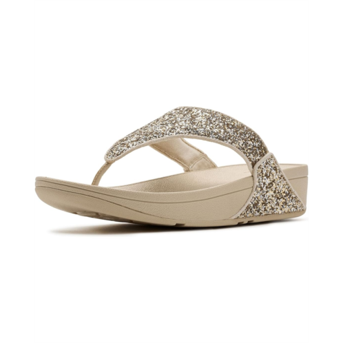 FitFlop Lulu Multi-Tonal Glitter Toe Post Sandals