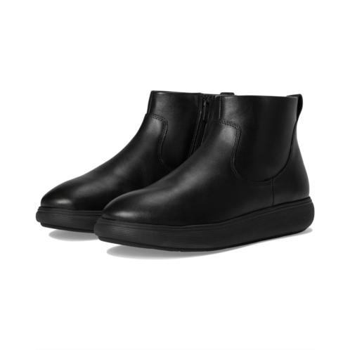 FitFlop Iq-comff Leather Zip Ankle Boots
