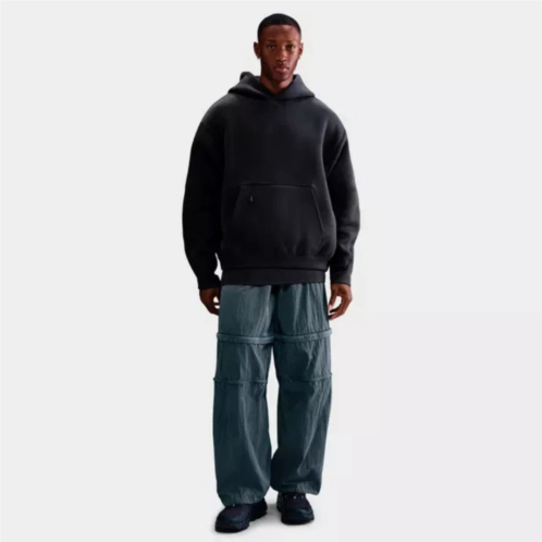 Nike tech oversized fleece hoodie mens gray kangaroo pocket pullover jax1056