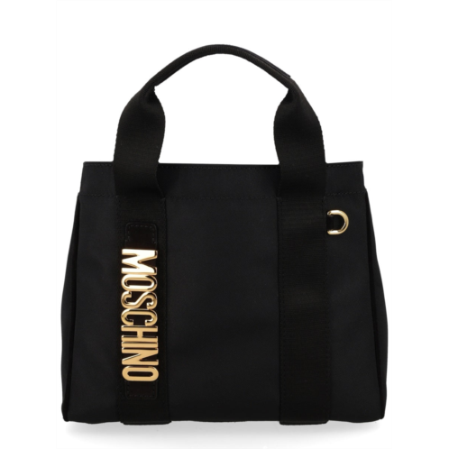 MOSCHINO carry me structured vertical tote bag