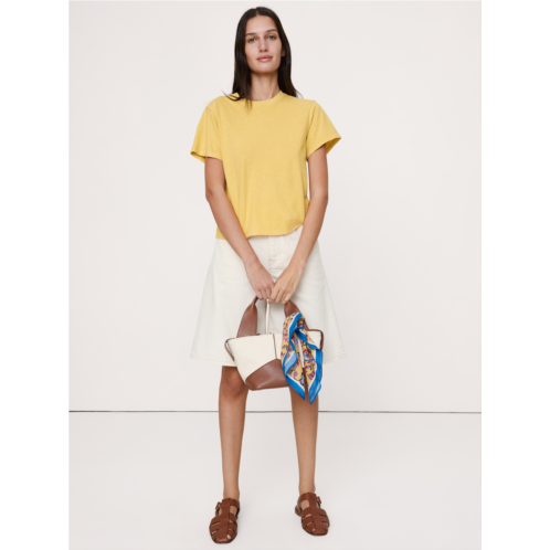 Bananarepublic Cotton Slub Crew-Neck T-Shirt