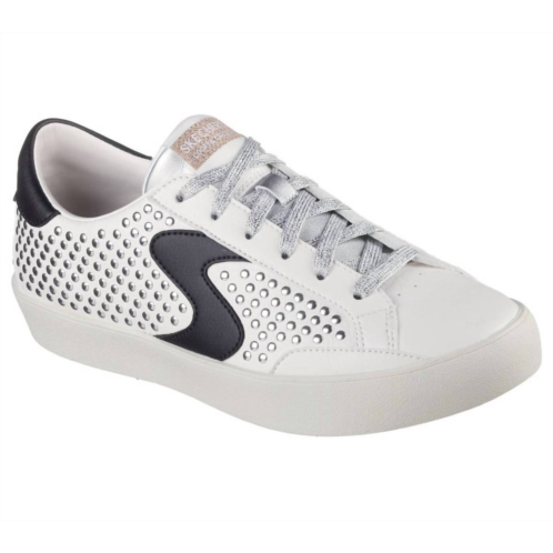 Skechers womens strand star studded dreams sneakers in white
