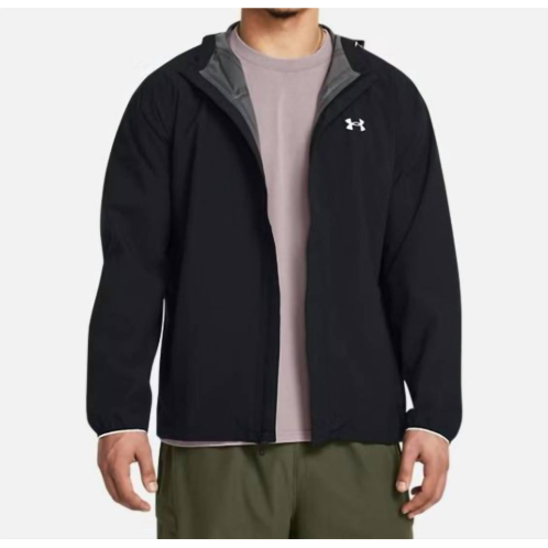 UNDER ARMOUR mens stormproof cloudstrike rain jacket in black
