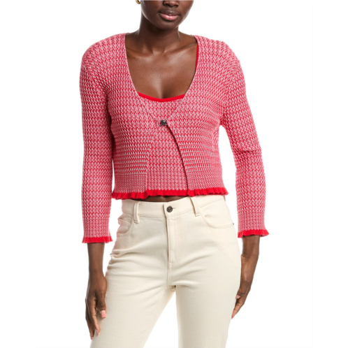 Maje 2-in-1 clasp front sweater