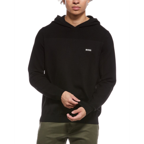 Hugo Boss momentum wool-blend hoodie