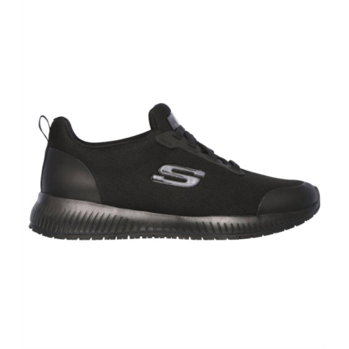 Skechers womens work squard sr shoes in black