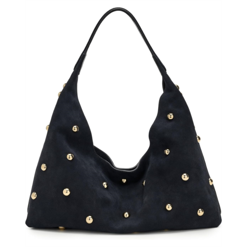 Madewell The Mylie Shoulder Bag in Studded Suede