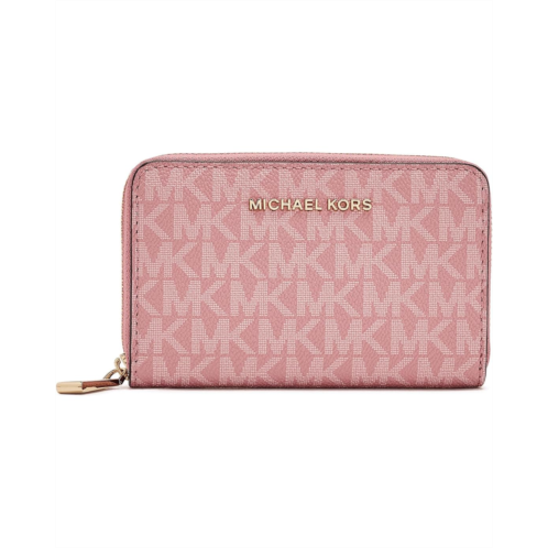 Michael Michael Kors Jet Set Small Zip Around Card Case