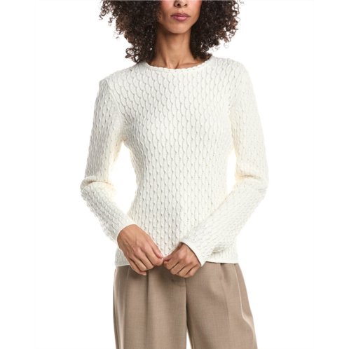 Theory rib cable knit cashmere cardigan