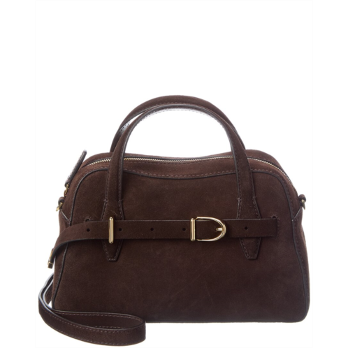 Madewell soft grain suede belted satchel
