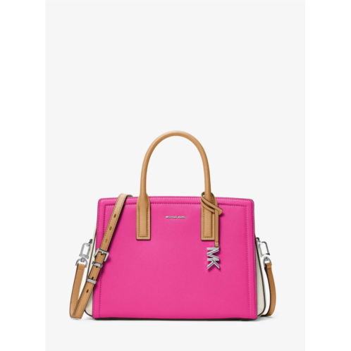 Michael Kors laila medium color-block leather satchel