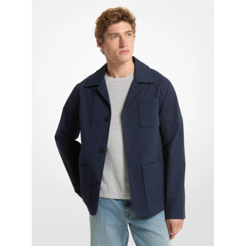 Michael Kors cotton-and-linen blend chore coat