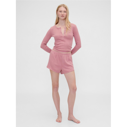 Gap × Summer Fridays Pointelle PJ Shorts
