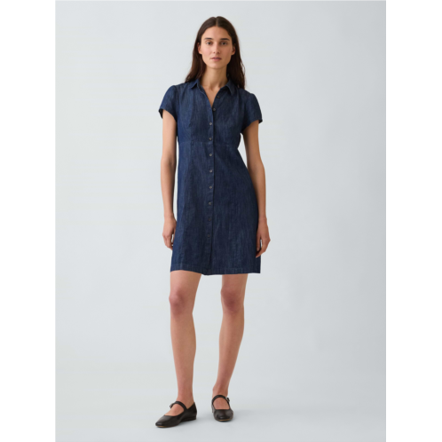 Gap Empire-Waist Mini Shirtdress