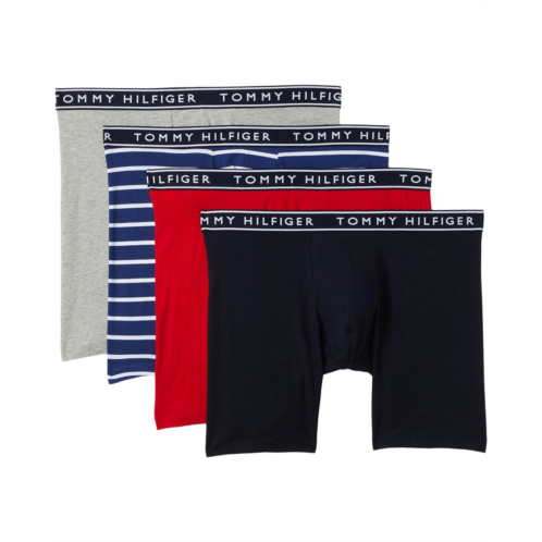 Mens Tommy Hilfiger Cotton Stretch 4-Pack Boxer Brief