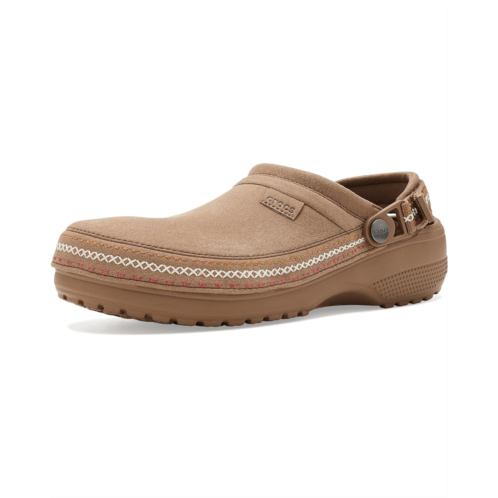 Unisex Crocs Classic Crafted Canvas Vegan Suede Stitch Clogs