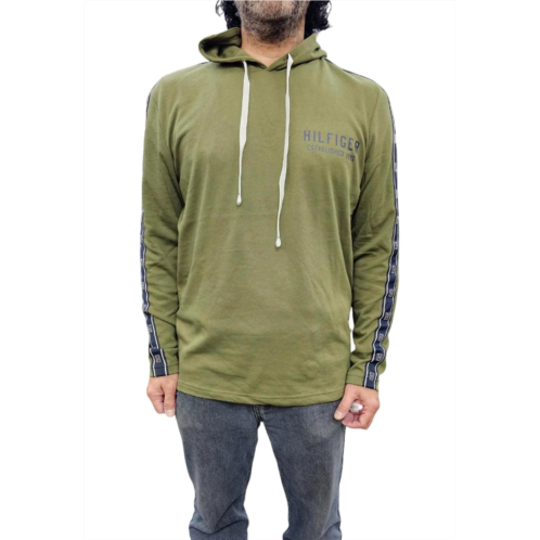Tommy Hilfiger long sleeve hoodie in moss