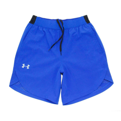 UNDER ARMOUR mens stretch woven shorts - plus in royal blue