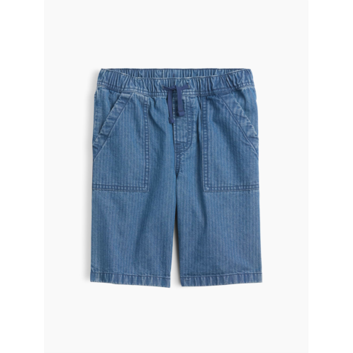 Gap Kids Pull-On Loose Textured Denim Shorts