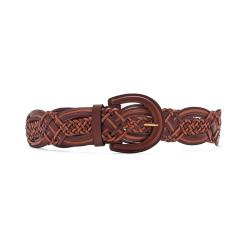 POLO Ralph Lauren Lauren Ralph Lauren Braided Vachetta Leather Wide Belt