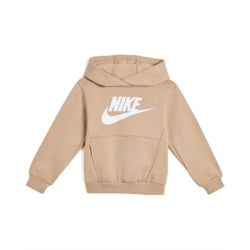 Kids Nike Kids Sportswear Club Fleece Pullover Hoodie w/Large Swoosh Logo (Little Kid)