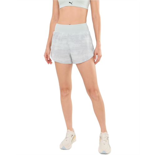 Womens PUMA Dreamrun 3 Brightside All Over Print Shorts