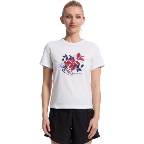 Womens Columbia Sun Trek Graphic Short Sleeve III