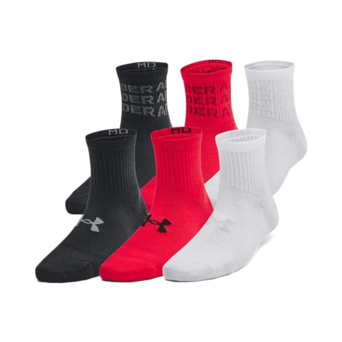 Kids Under Armour Kids Essential Quarter Socks 6-Pack (Little Kid/Big Kid)