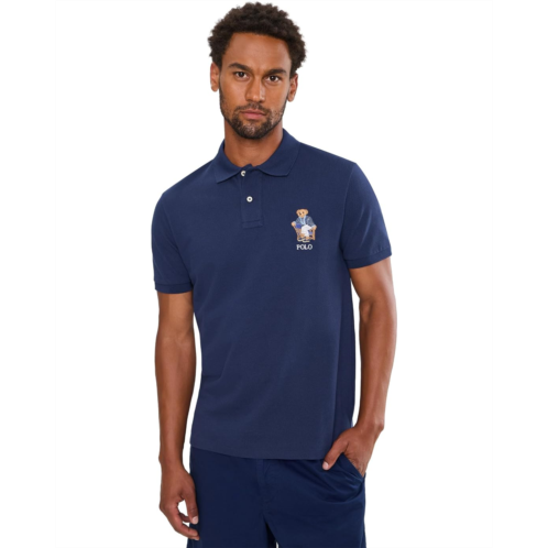 Mens Polo Ralph Lauren Custom Slim Fit Polo Bear Polo Shirt