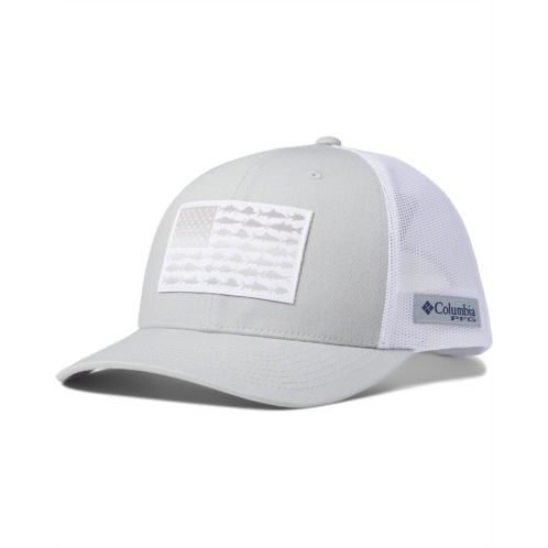 Columbia PFG Mesh Snapback Fish Flag Ball Cap