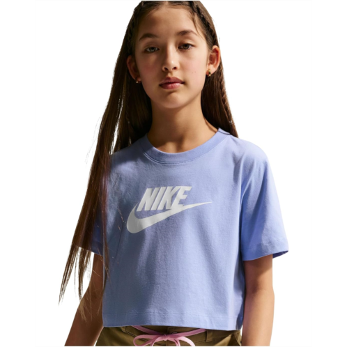 Girls Nike Kids Cropped Futura T-Shirt (Little Kid/Big Kid)
